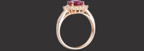 NHẪN VÀNG 18K ĐÍNH ĐÁ RUBY 04